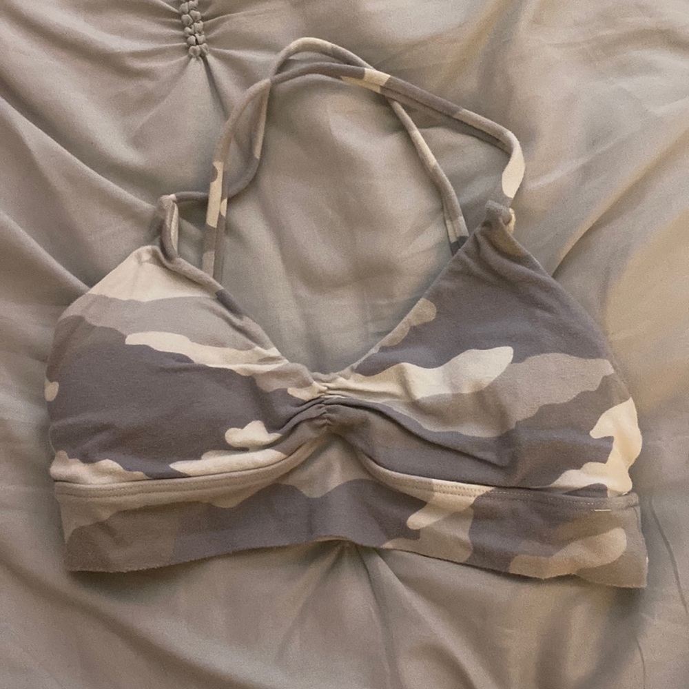 Camo bra top